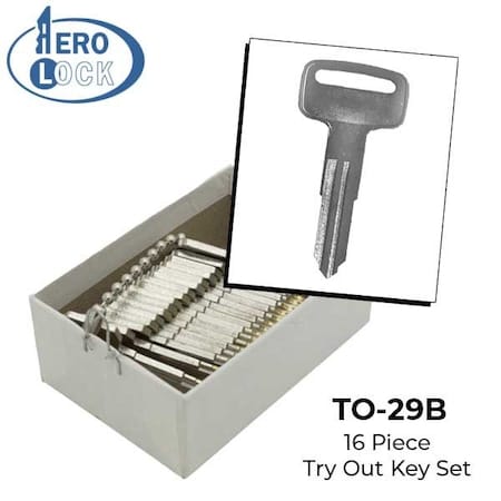 Aerolock 1981+ Code Series 16 Keys AER-TO29B